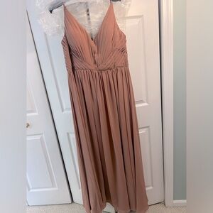 Bridesmaid dress - Revelry - chiffon - color dusty rose